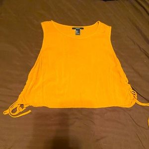 Forever 21 Cropped Tank top in Burnt Orange